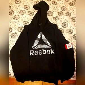 Brand new black Men's Reebok Hoodie size Medium